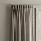 Mink Distressed Slub Tulle Sheer Curtains
