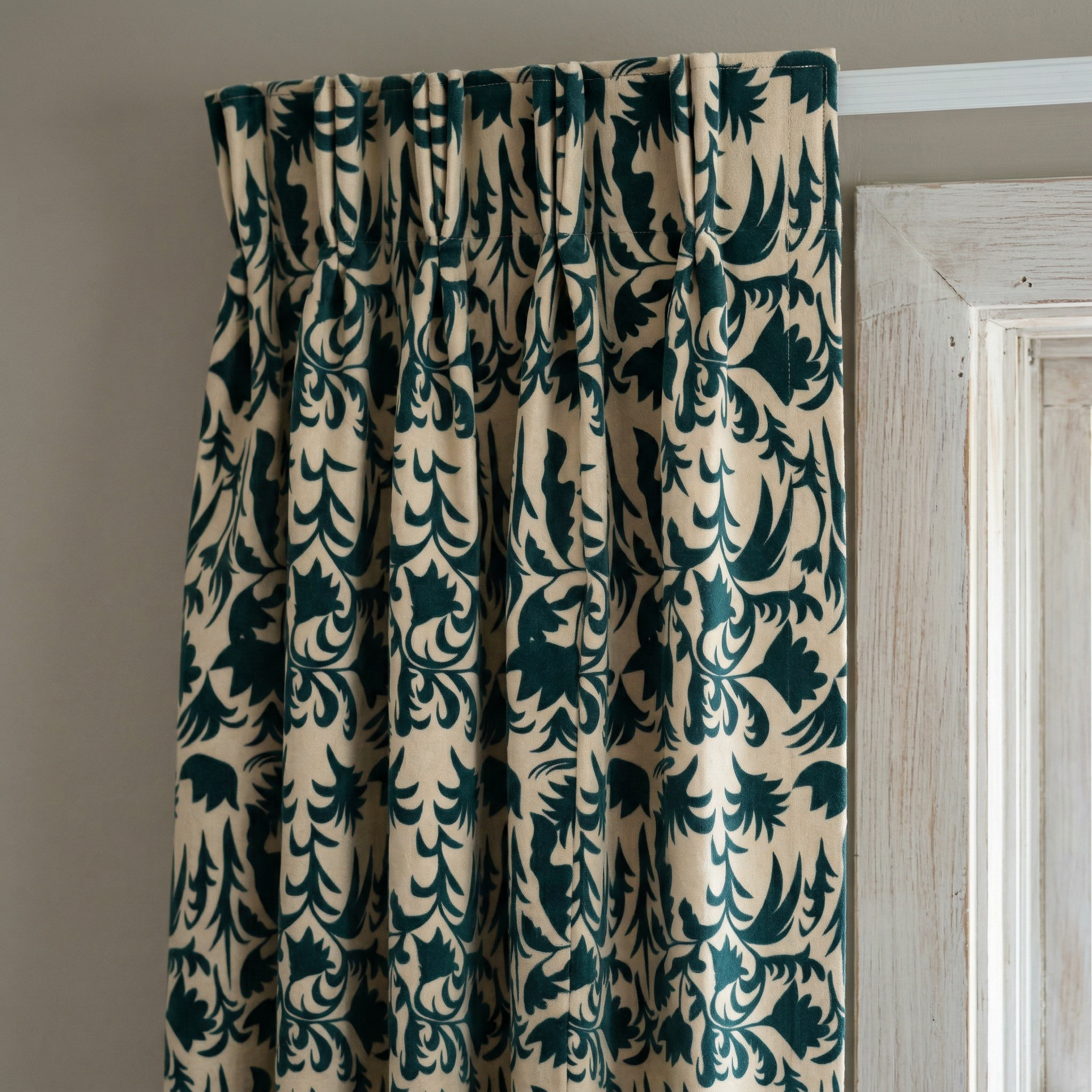 Vintage Flowers Curtains