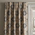 Geometric Diamond Pattern Curtains
