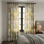 Tropical Palm Leaf Curtains
