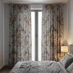 Light Gray Gobelin Curtains