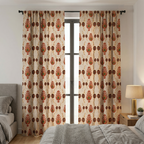 Ethnic Geometrical Print Upholstery Curtains