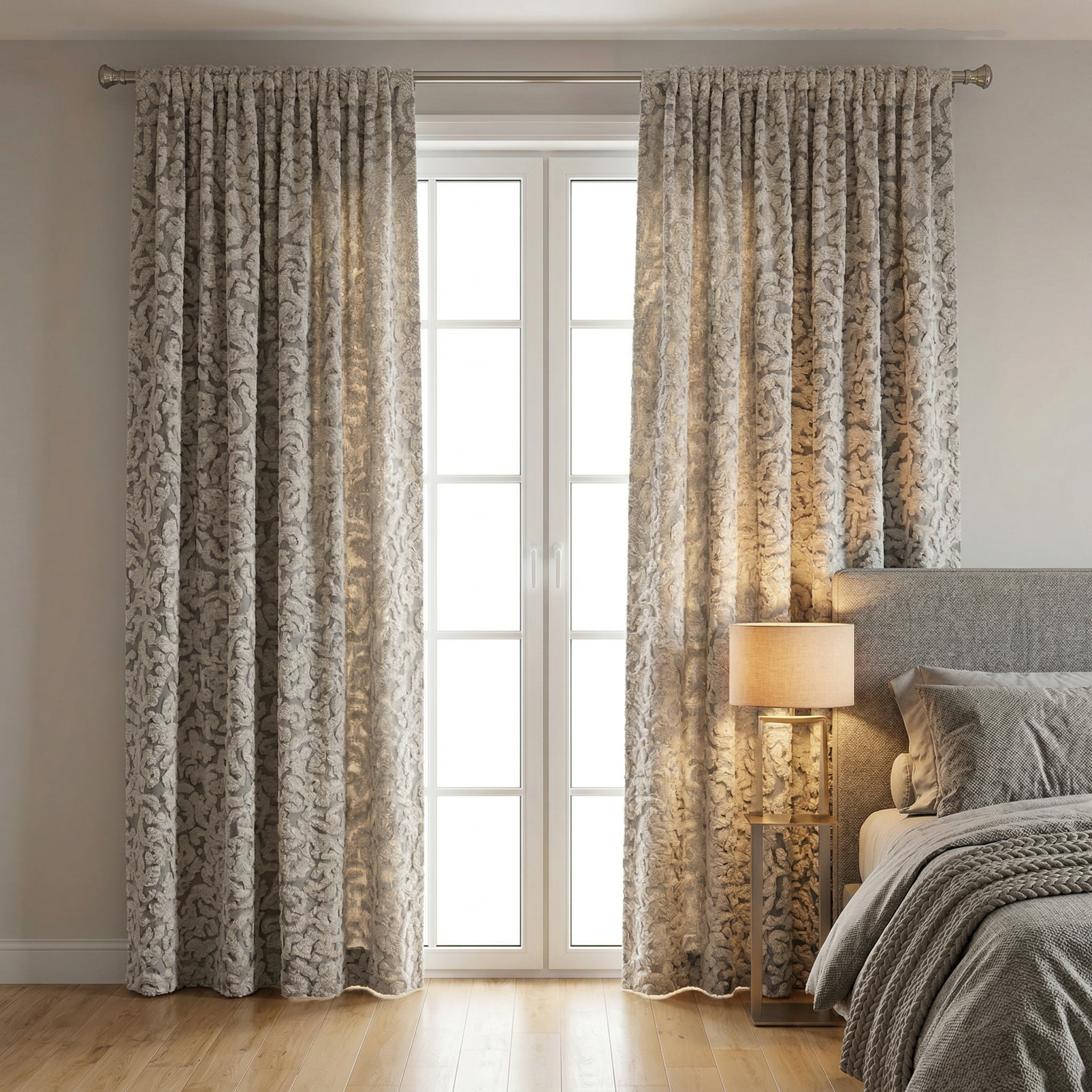 Abstract Squiggle Curtains