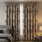 Vintage Floral Damask Curtains