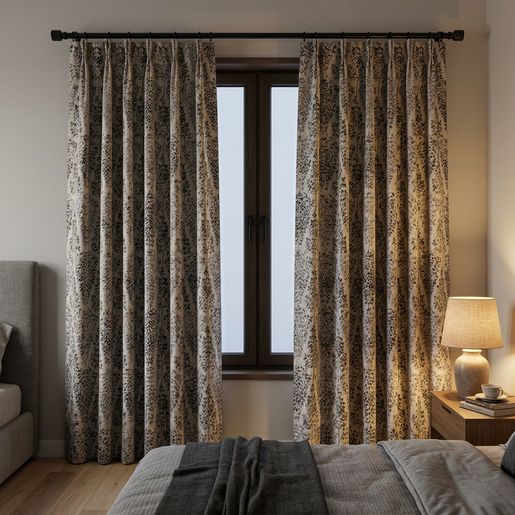 Sage Leaf Botanical Curtains