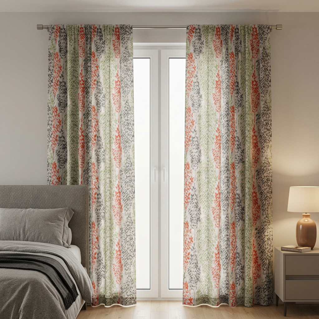 Sage Leaf Botanical Curtains