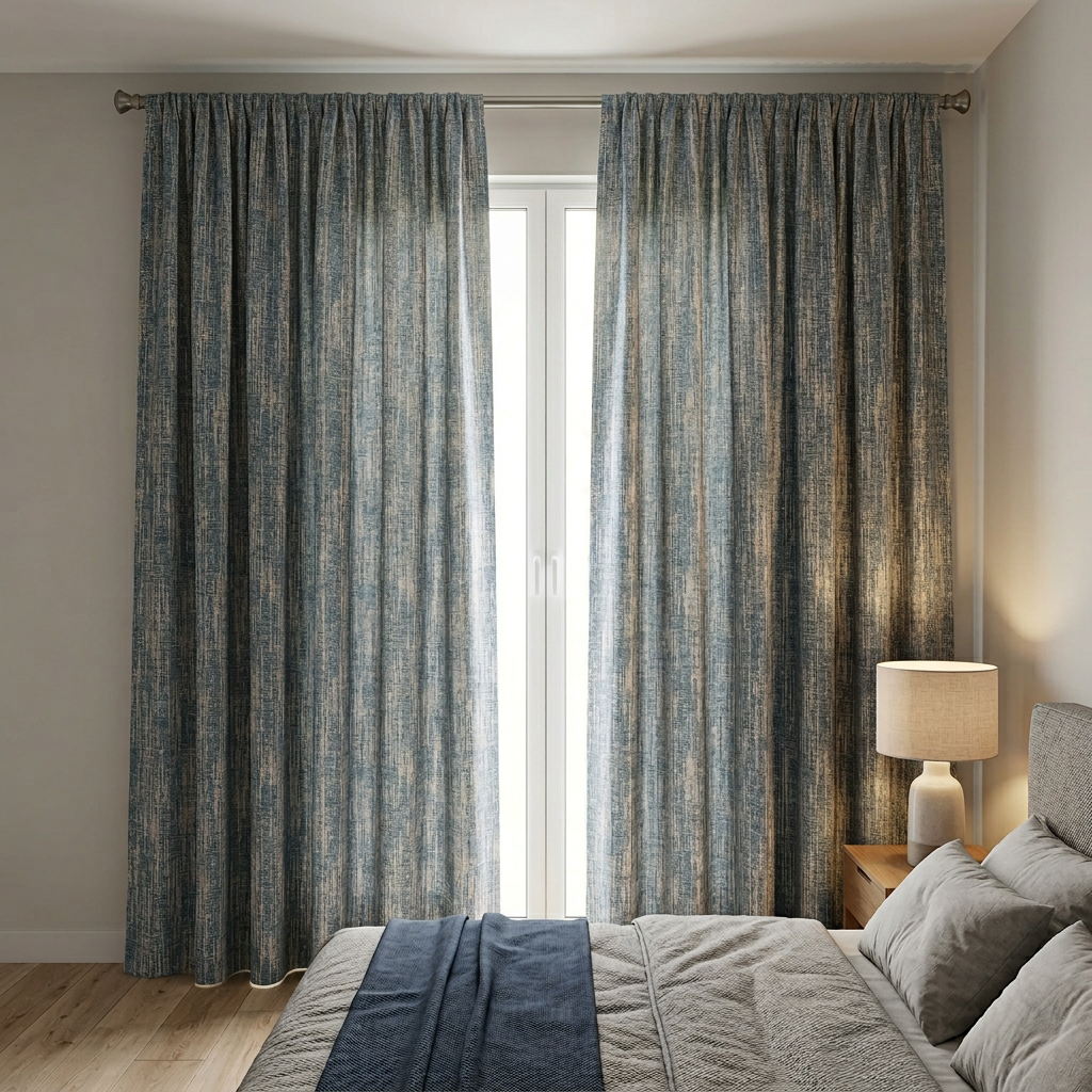 Textured Chenille Pattern Curtains