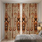 Bohemian Parisian Style Upholstery Curtains
