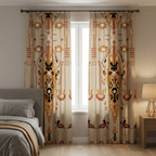 Ethnic Print Curtains