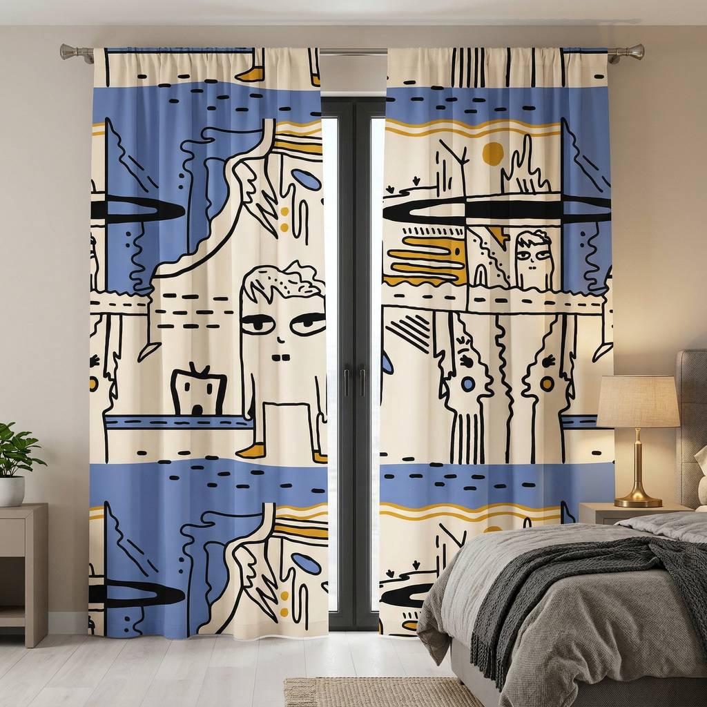 Bohemian Art Curtains