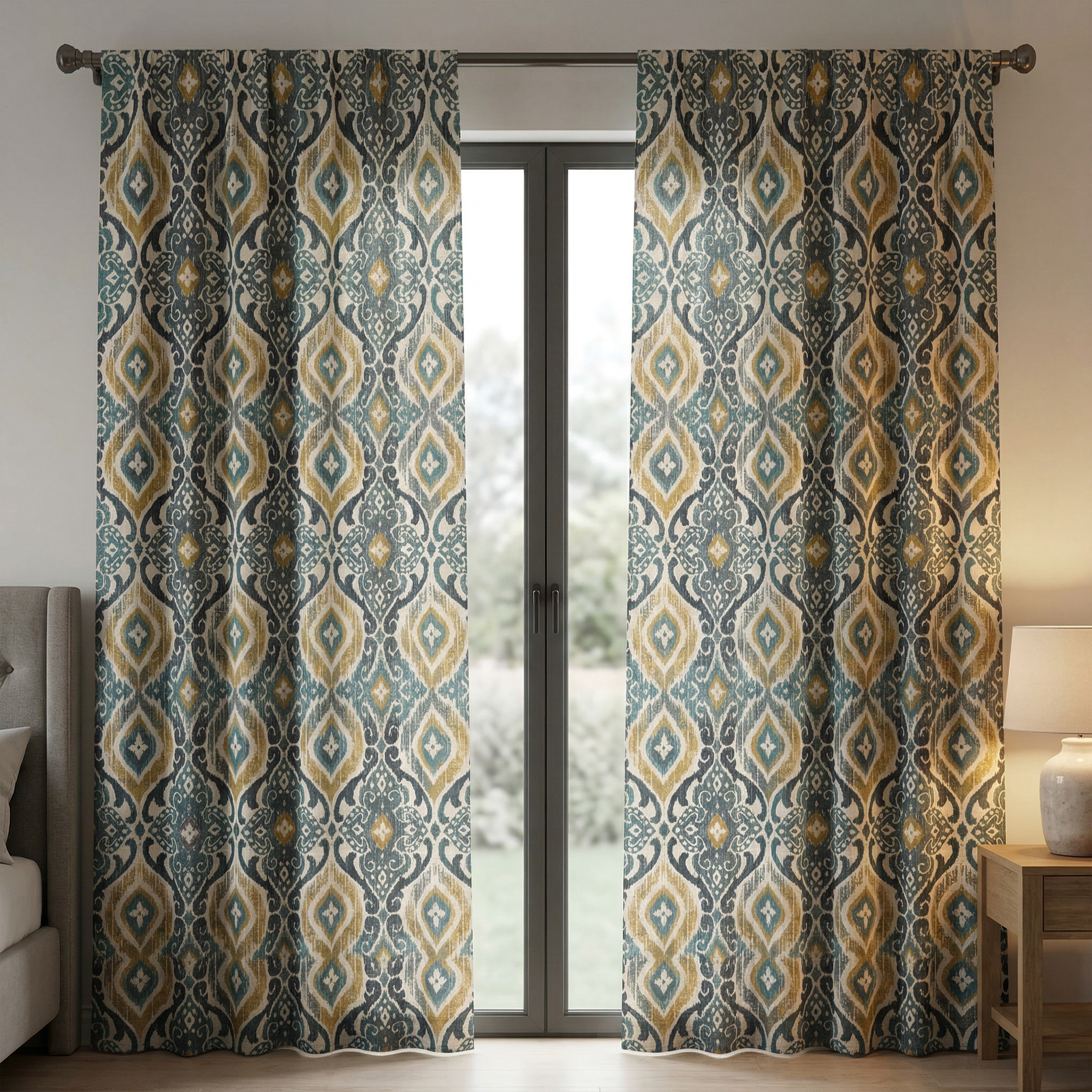 Moroccan Style Pattern Curtains