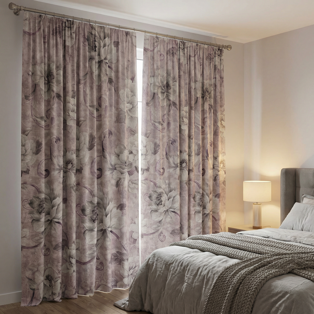 Watercolor Floral Curtains