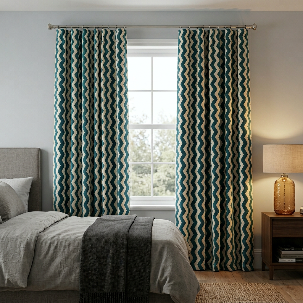 Zigzag Pattern Curtains