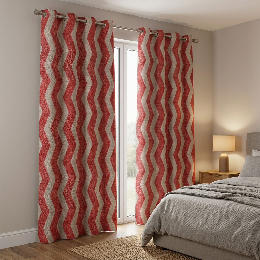 Zigzag Pattern Curtains