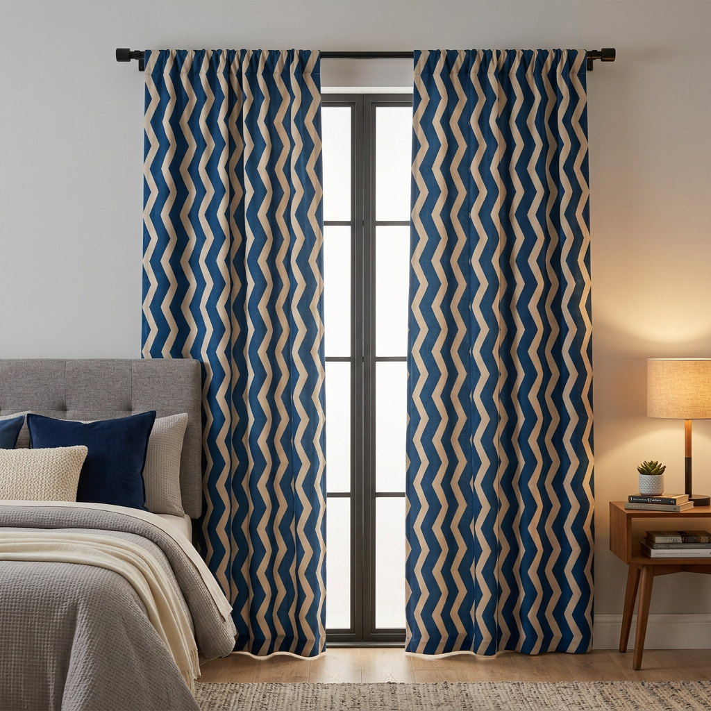 Zigzag Pattern Curtains