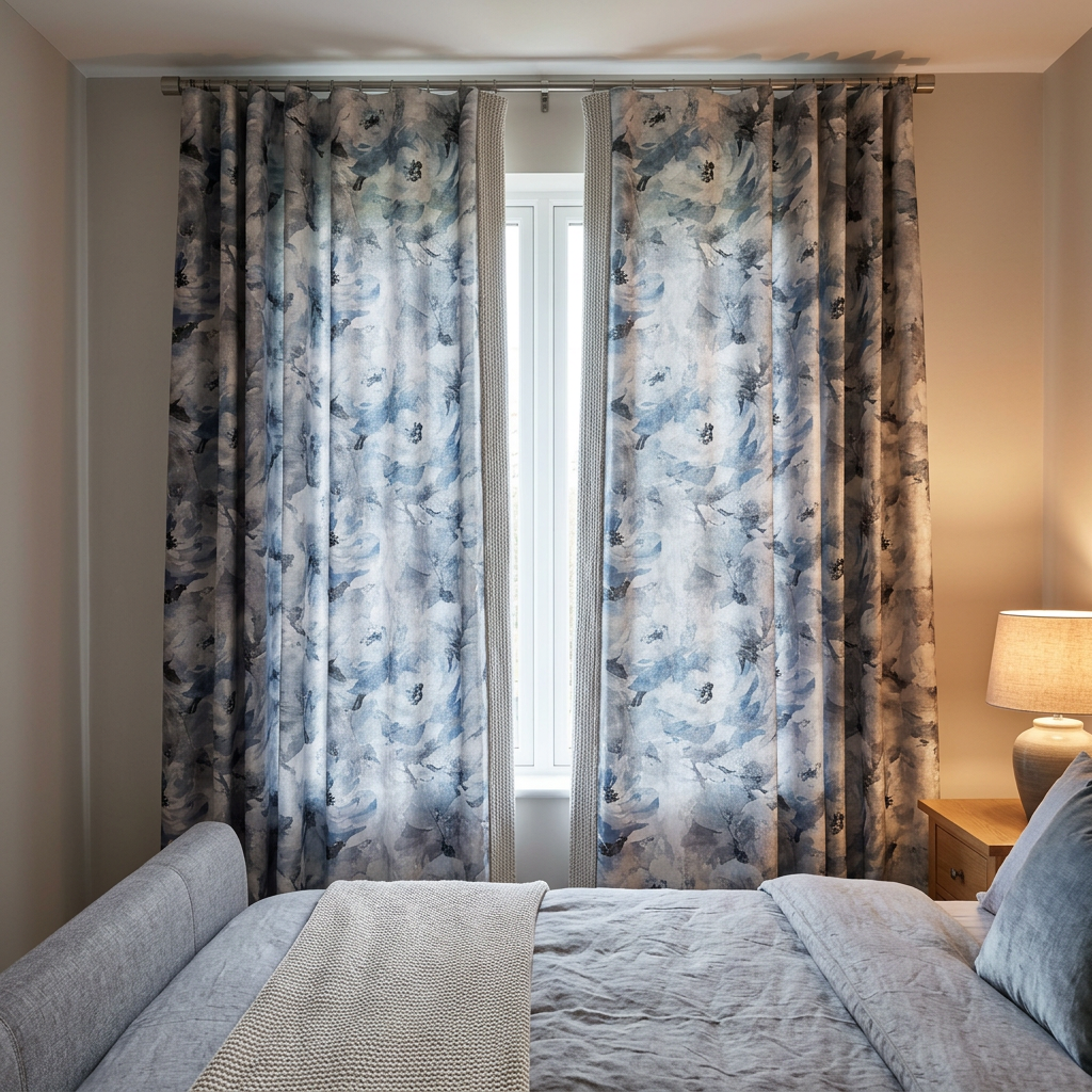 Watercolor Floral Curtains