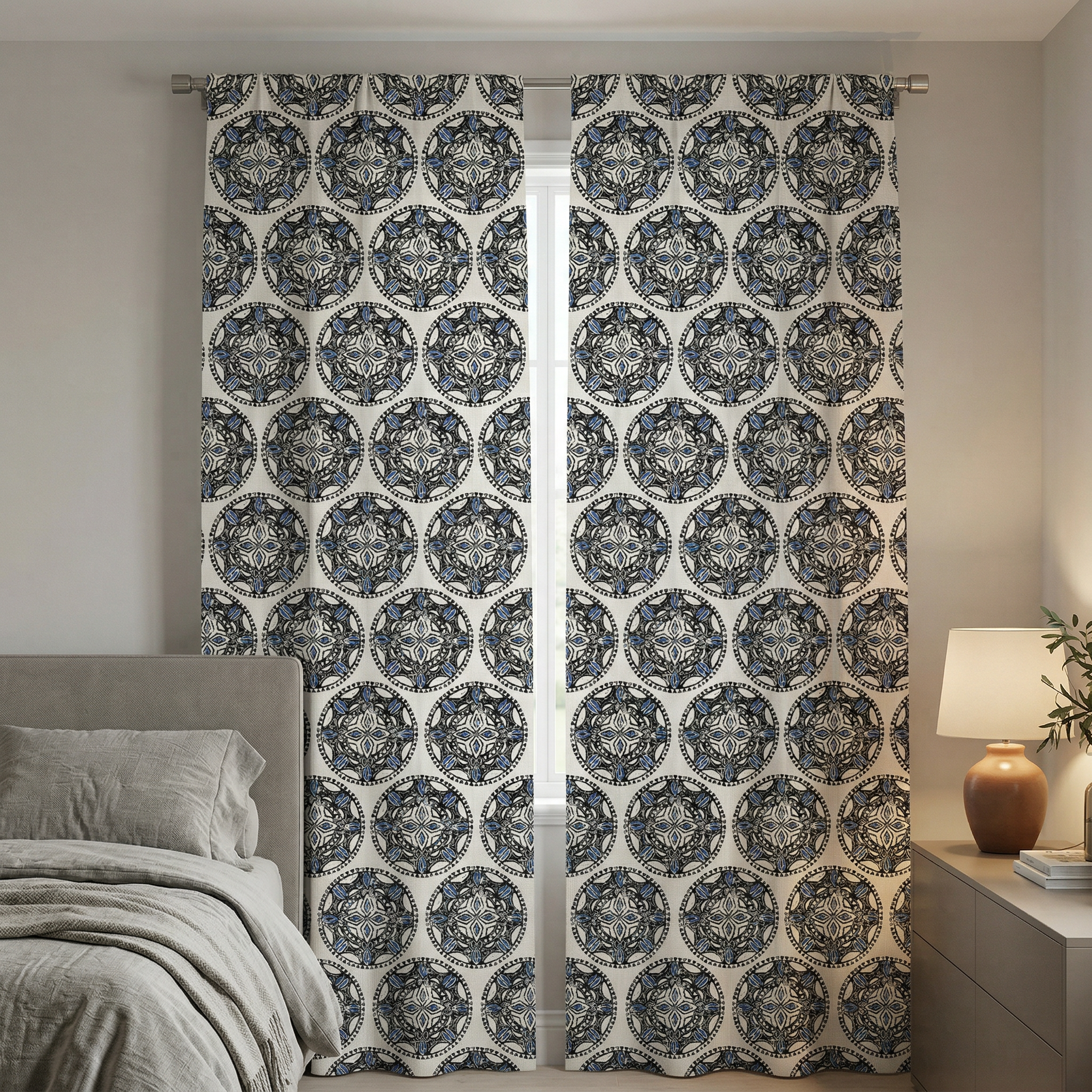 Mandala Pattern Curtains