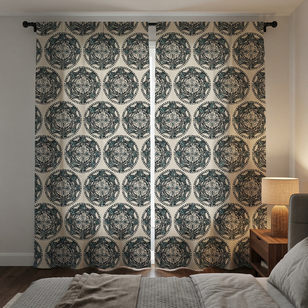 Mandala Pattern Curtains