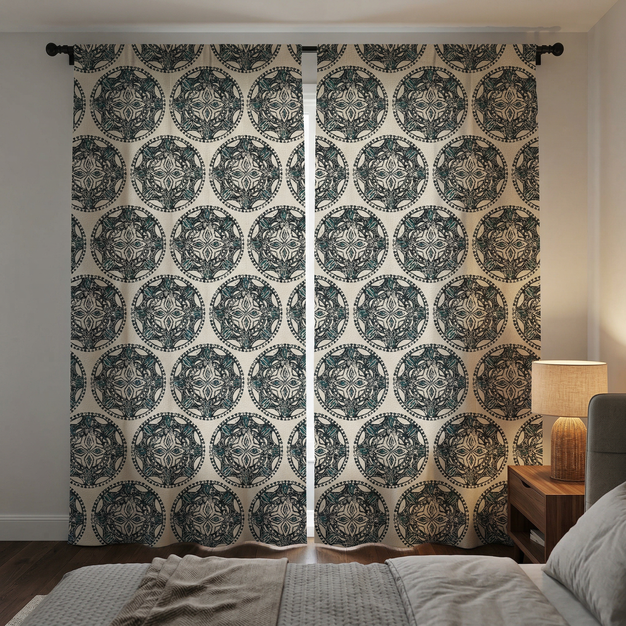 Mandala Pattern Curtains