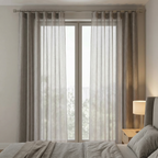 Hotel Style Textured Voile Curtains