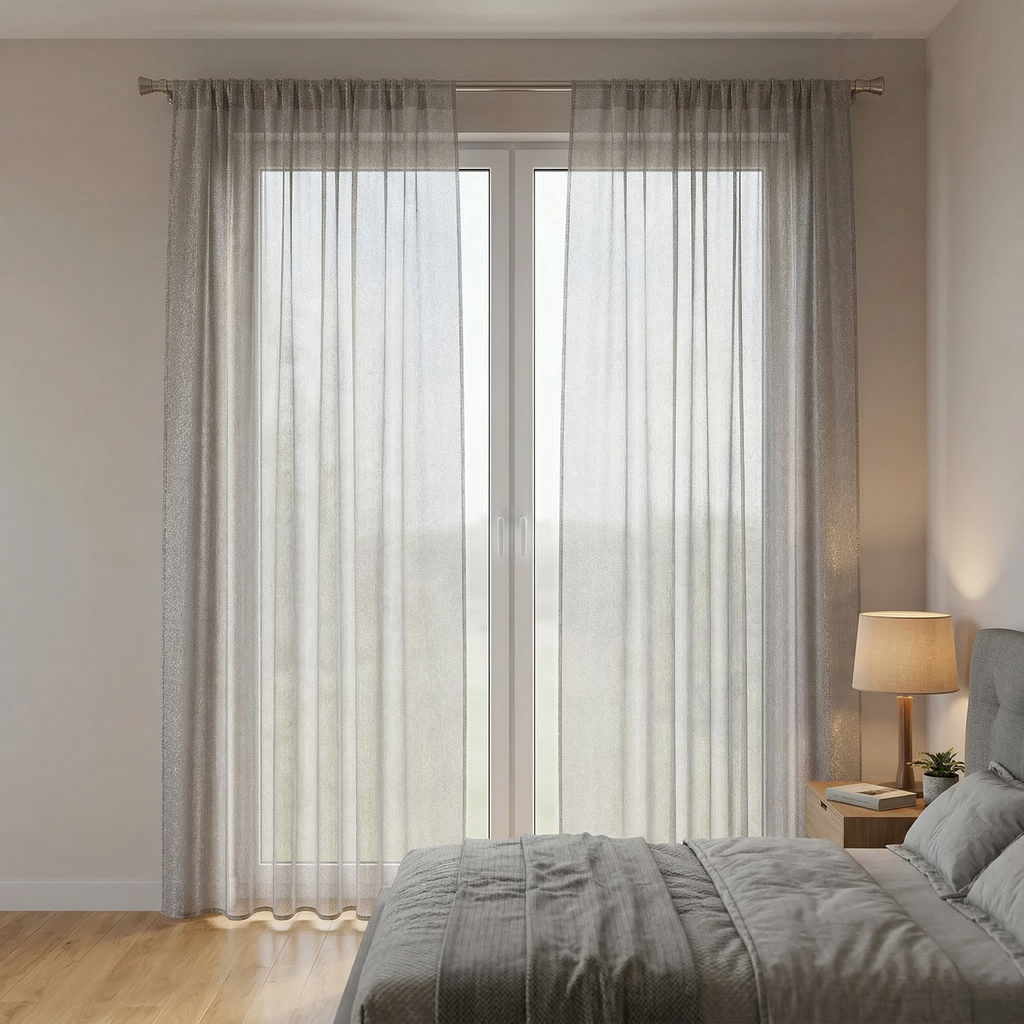 Luxury Pleated Sheer Tulle Curtains