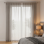 Modern Organic Textured Linen Curtains
