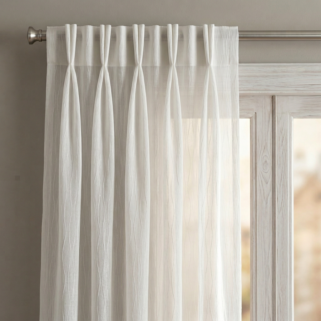 Modern Organic Textured Linen Curtains