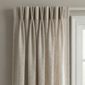 Elegant Stone Grey Textured Slub Tulle Curtain
