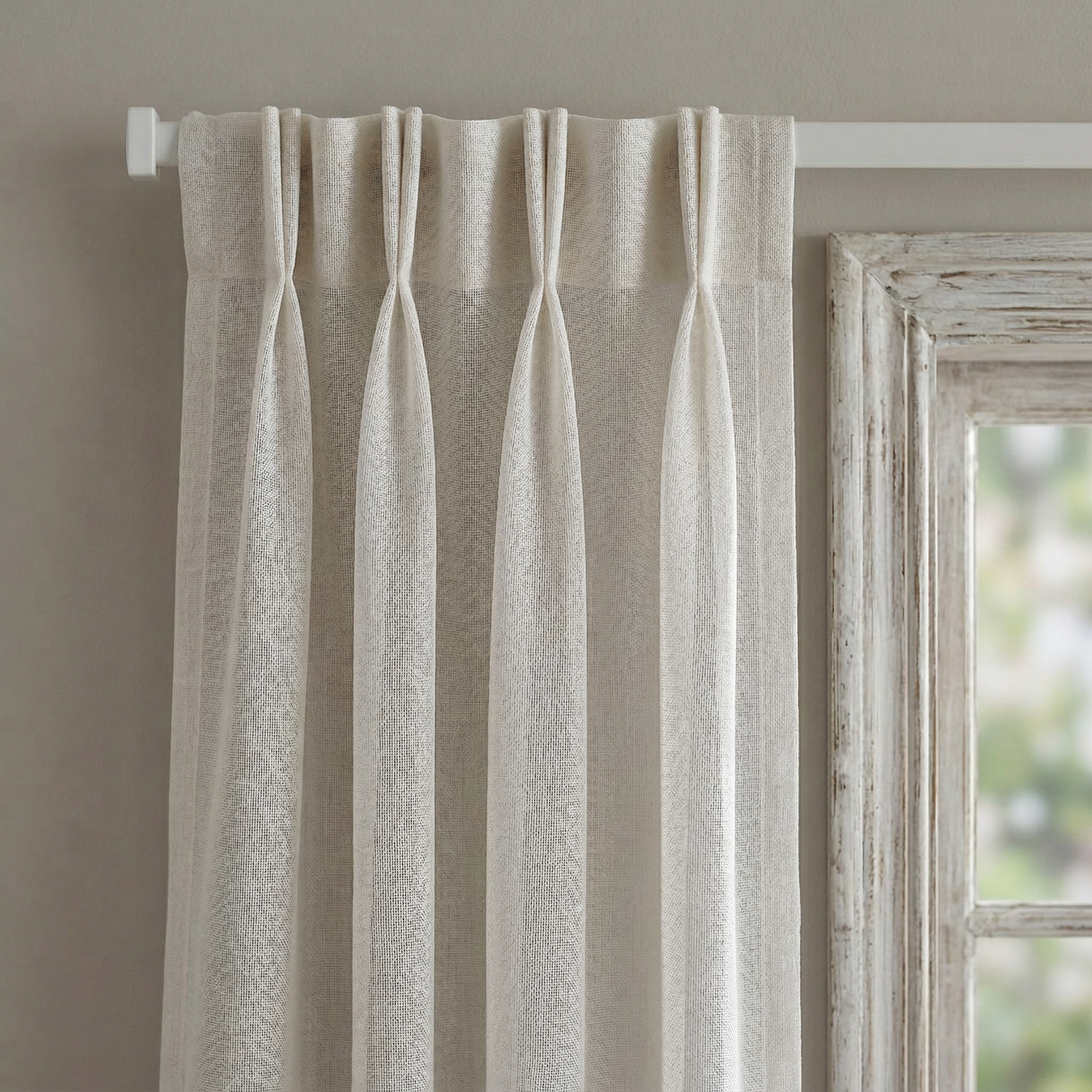 Luxury Pleated Sheer Tulle Curtains