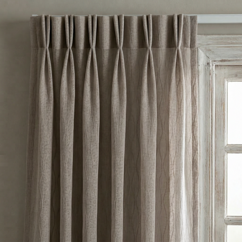 Modern Organic Textured Linen Curtains