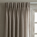 Modern Organic Textured Linen Curtains