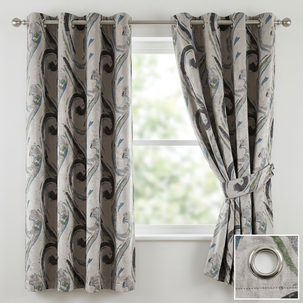 Swirl Pattern Curtains