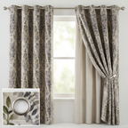 Sage Leaf Botanical Curtains