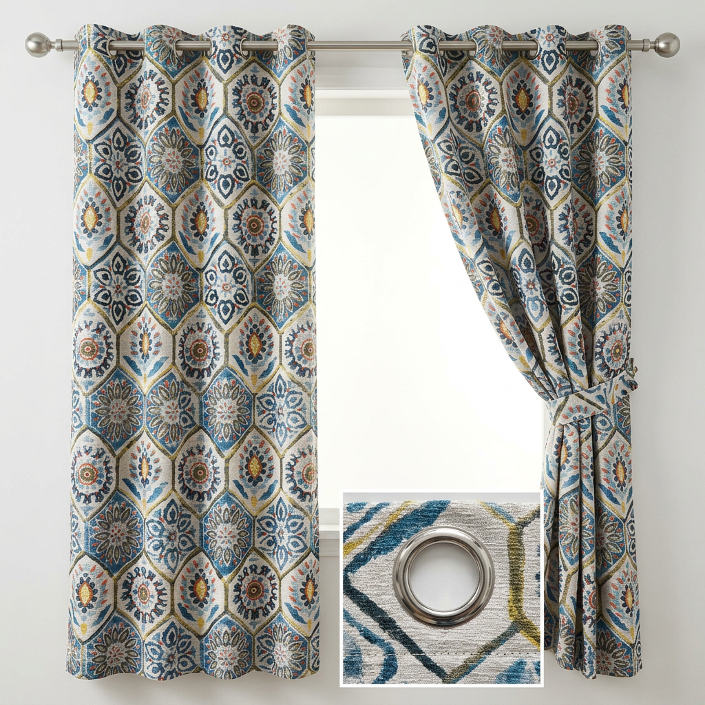 Vintage Mediterranean Curtains