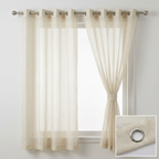 Hotel Style Textured Voile Curtains