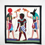 Colorful Pharaoh Khayyamian Tapestry