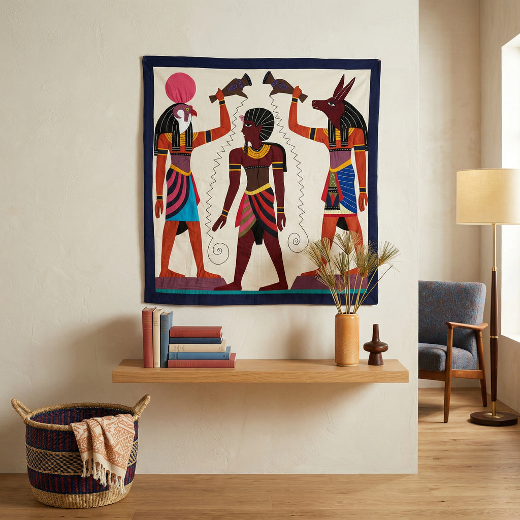 Ancient Egyptian  Khayyamian Wall Tapestry