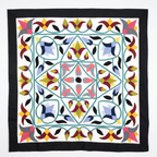 Vibrant Hand-Stitched Patchwork  Khayyamian Tapestry