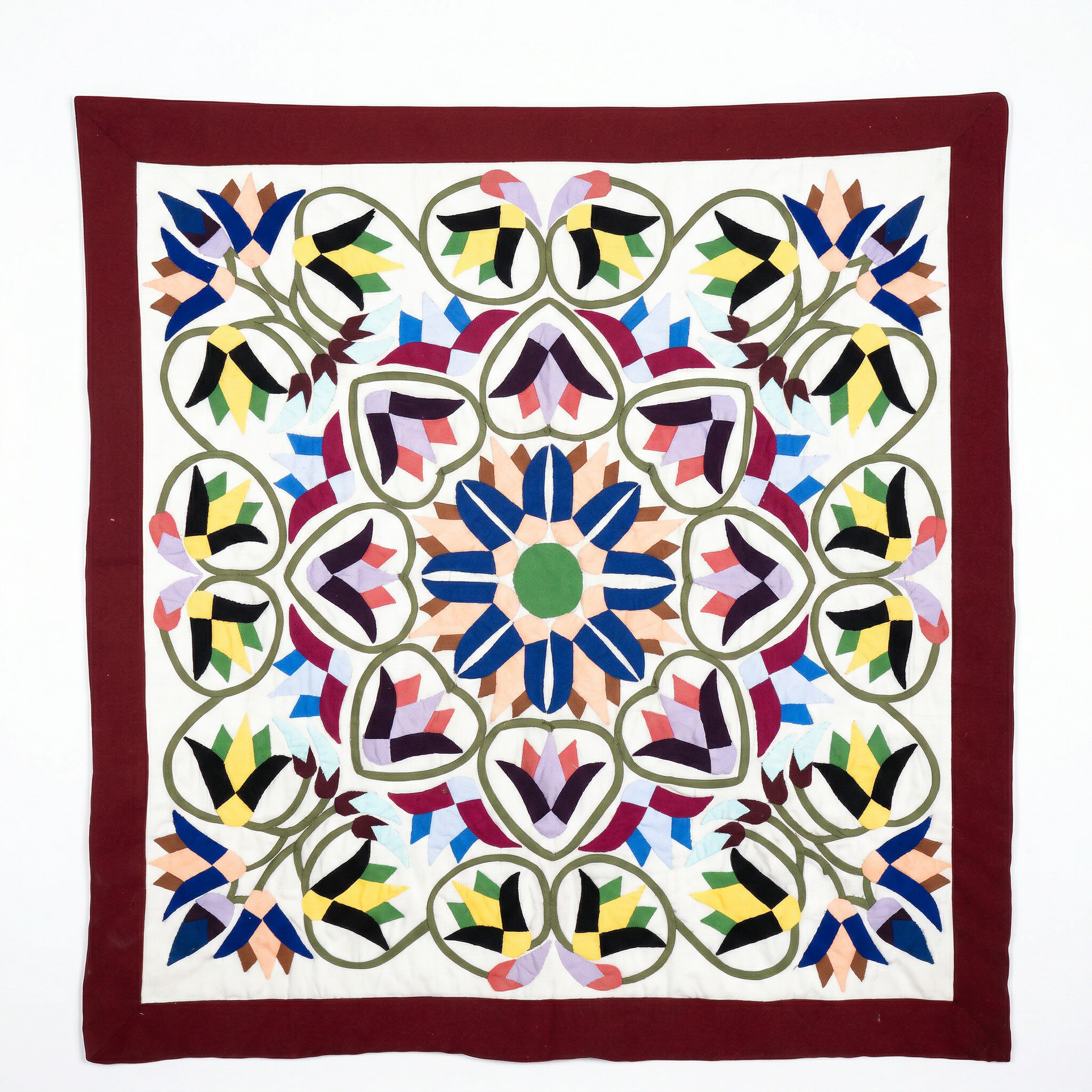 Handmade Quilt-Patchwork Khayyamian Tapestry