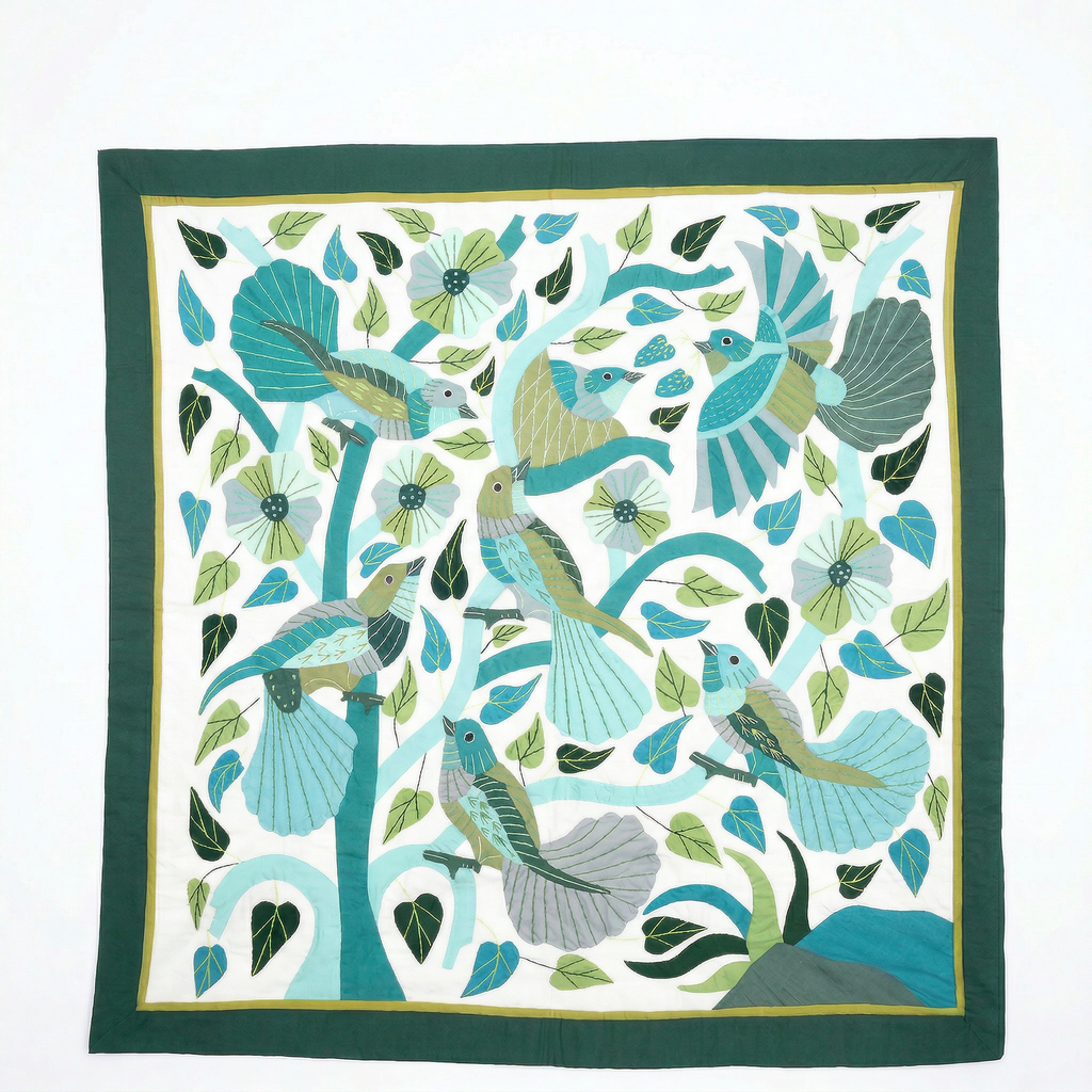 Cotton Appliqué Patchwork Khayyamian Tapestry