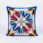 Masterpiece Hand-Stitched Lotus flower Pillowcase Cushion Cover