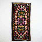 Handmade Floral Motif Wall Decor Patchwork Khayyamian Tapestry