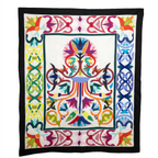 "Modern Folk Art Decorative Patchwork Khayyamian Tapestry