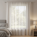 Cream Pure Linen Slub Curtains
