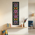 Colorful Geometrical Cotton Patchwork Khayyamian Tapestry
