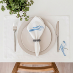 Parrot Luxury Embroidered Table Linen Collection – 100% Egyptian Cotton & Linen