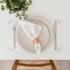 Dragon Luxury Embroidered Table Linen Collection – 100% Egyptian Cotton & Linen