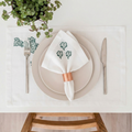 Tree Luxury Embroidered Table Linen Collection – 100% Egyptian Cotton & Linen