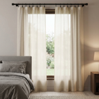 Hotel Style Textured Voile Curtains