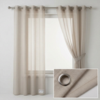 Luxury Shiny Fine Tulle Sheer Curtains